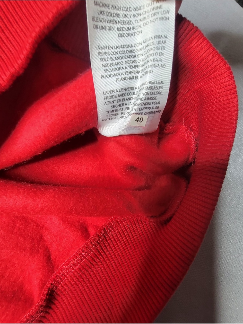 Wrangler Red Crewneck Sweatshirt with Western Embroidery - Picture 10 of 12